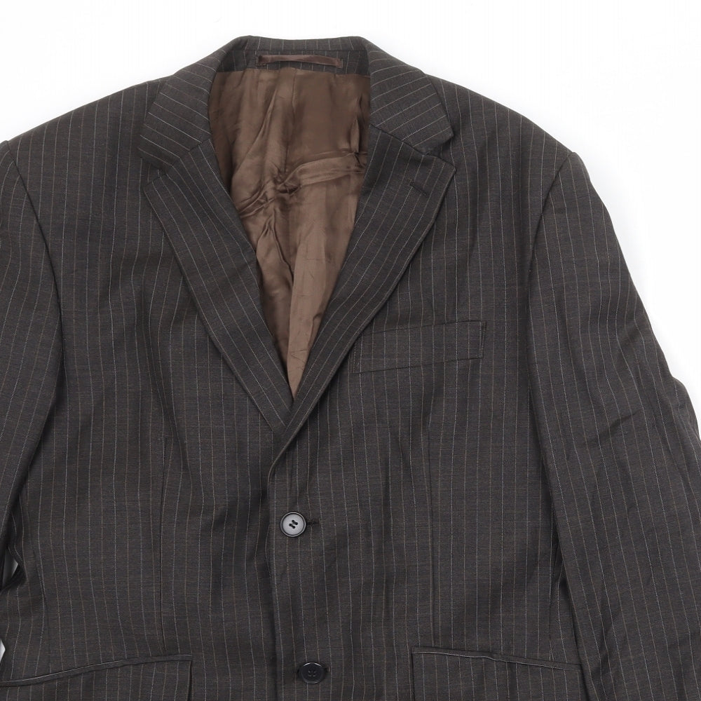 Mens UK Size 38 Karl Jackson Regular Brown Suit Jacket