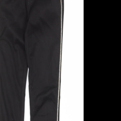 Toxik3 Womens Black Cotton Skinny Jeans Size S Regular Zip
