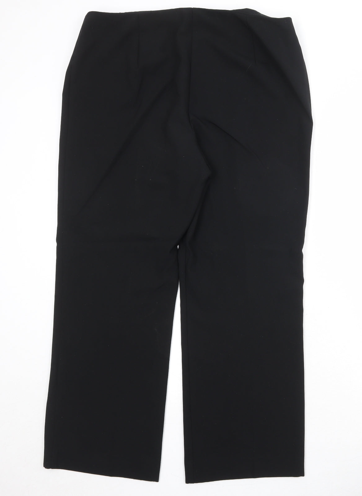 Womens UK Size 16 Marks and Spencer Regular Fit  Black Trousers
