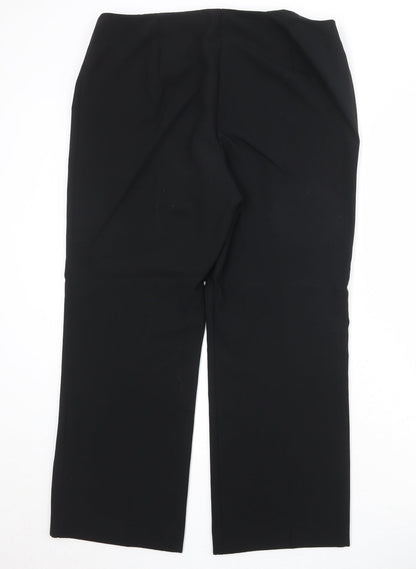 Womens UK Size 16 Marks and Spencer Regular Fit  Black Trousers