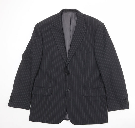 Mens UK Size 40 Marks and Spencer Regular Black Suit Jacket