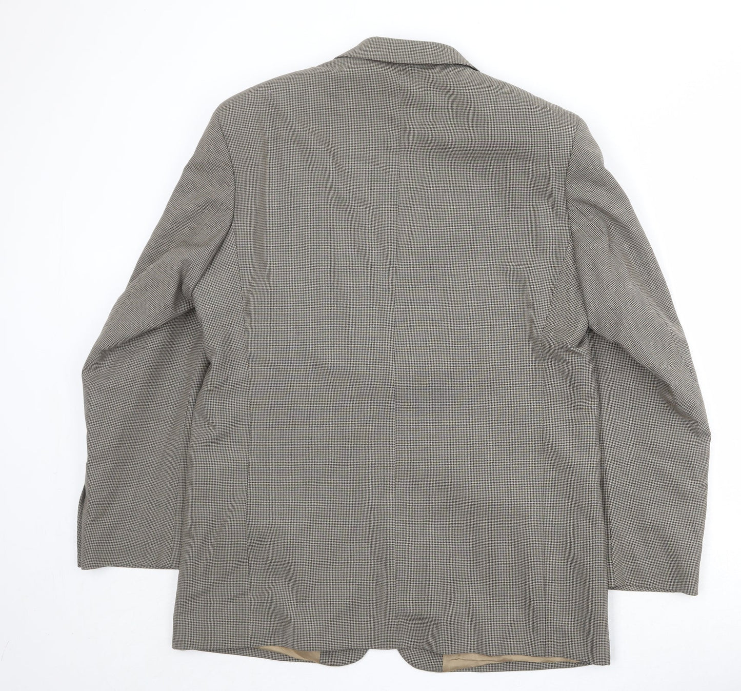 Mens UK Size 42 Brook Taverner Regular Beige Suit Jacket