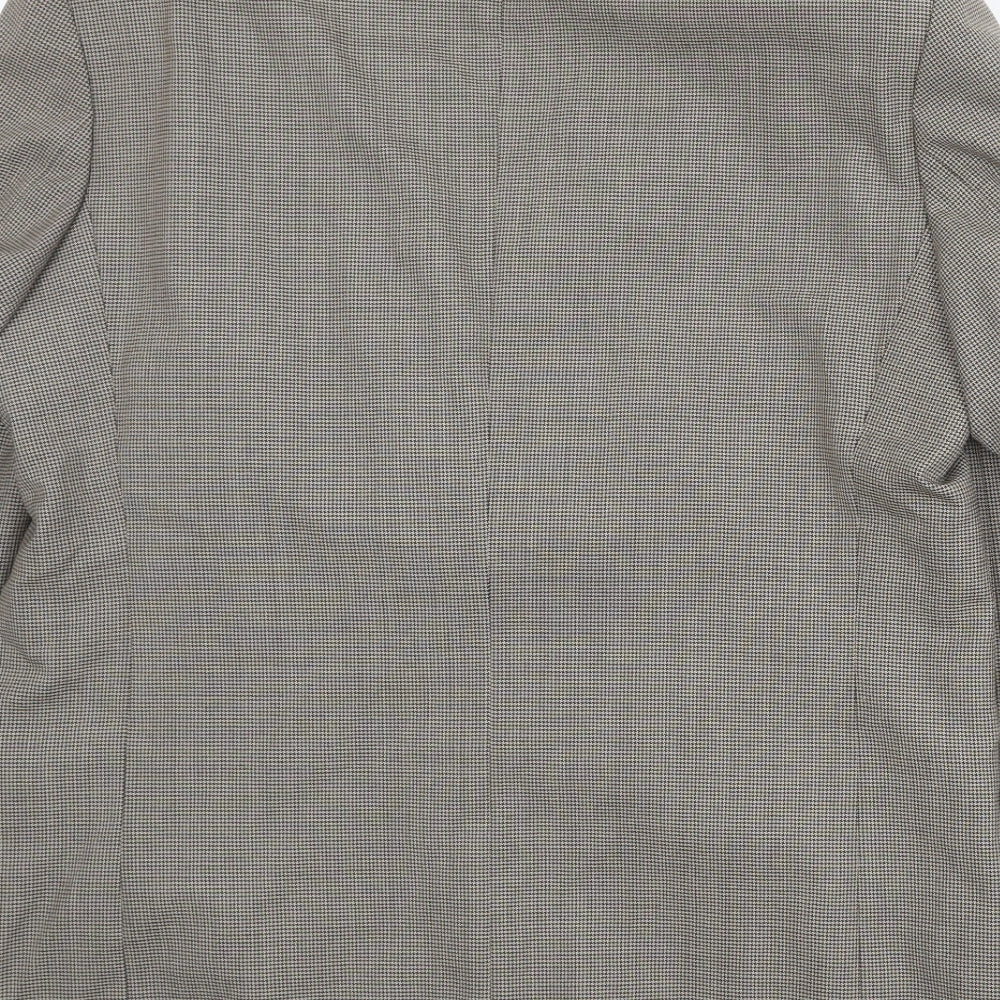 Mens UK Size 42 Brook Taverner Regular Beige Suit Jacket