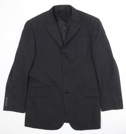 Mens UK Size 42 Charlton Grey Regular Grey Suit Jacket