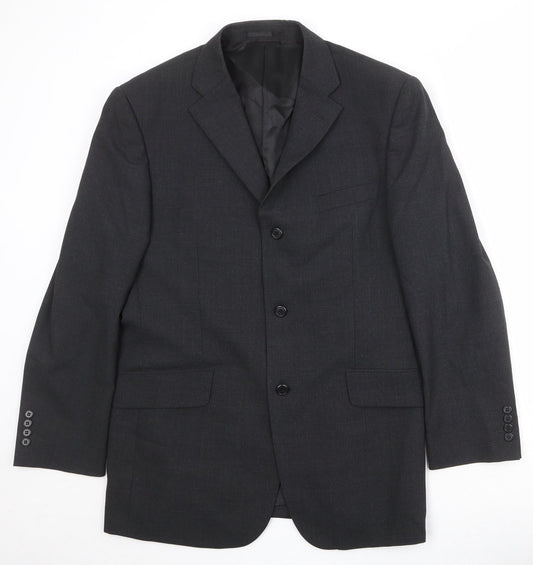 Mens UK Size 42 Charlton Grey Regular Grey Suit Jacket