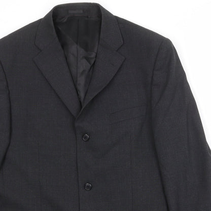 Mens UK Size 42 Charlton Grey Regular Grey Suit Jacket