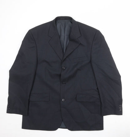 Mens UK Size 40 Burton Regular Black Suit Jacket