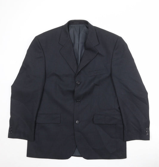 Mens UK Size 40 Burton Regular Black Suit Jacket