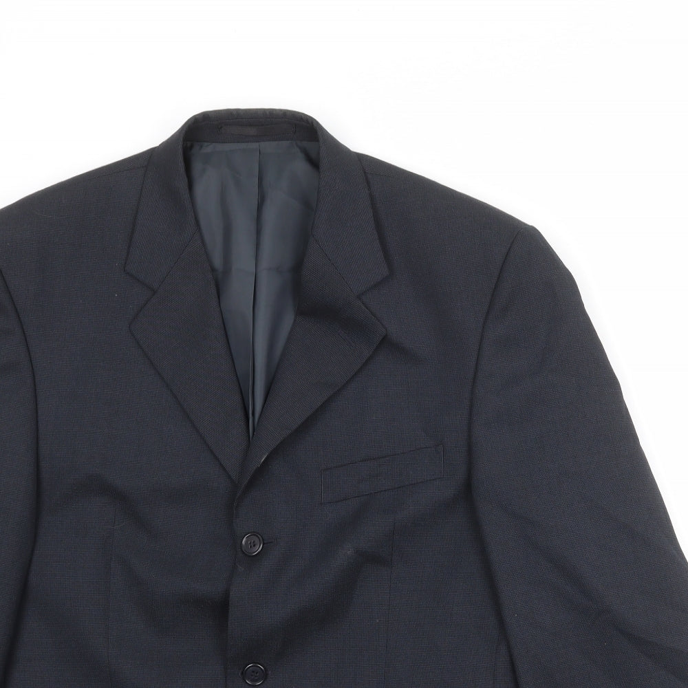Mens UK Size 40 Burton Regular Black Suit Jacket
