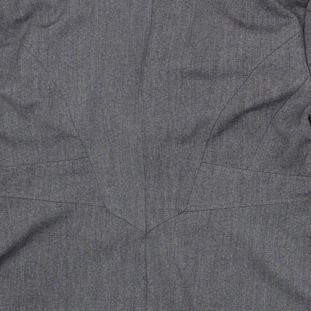 Debenhams Womens Grey Polyester Jacket Blazer Size 10