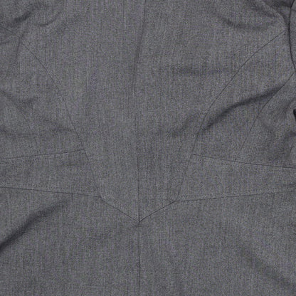 Debenhams Womens Grey Polyester Jacket Blazer Size 10
