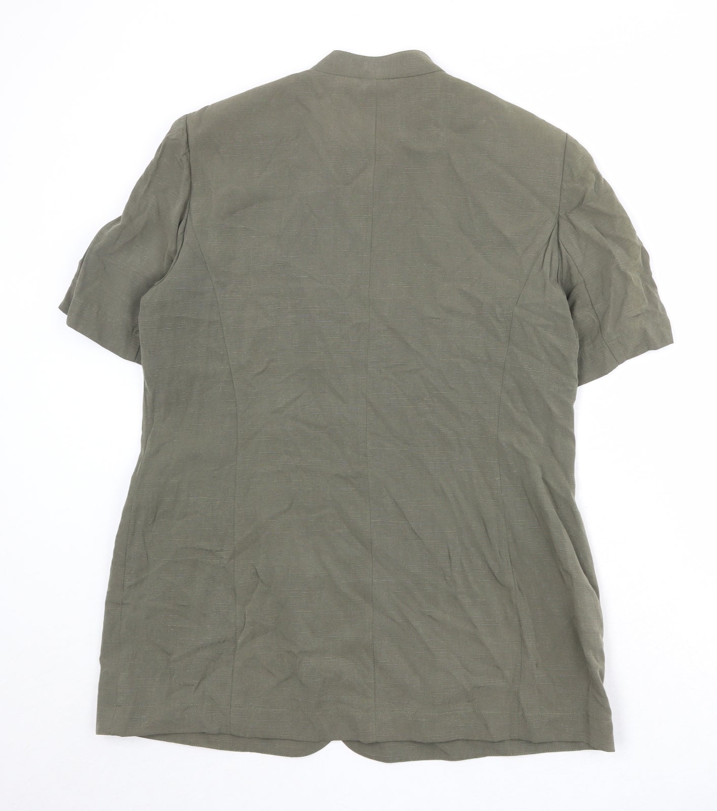 Country Casuals Womens Green Modal Jacket Blazer Size 14