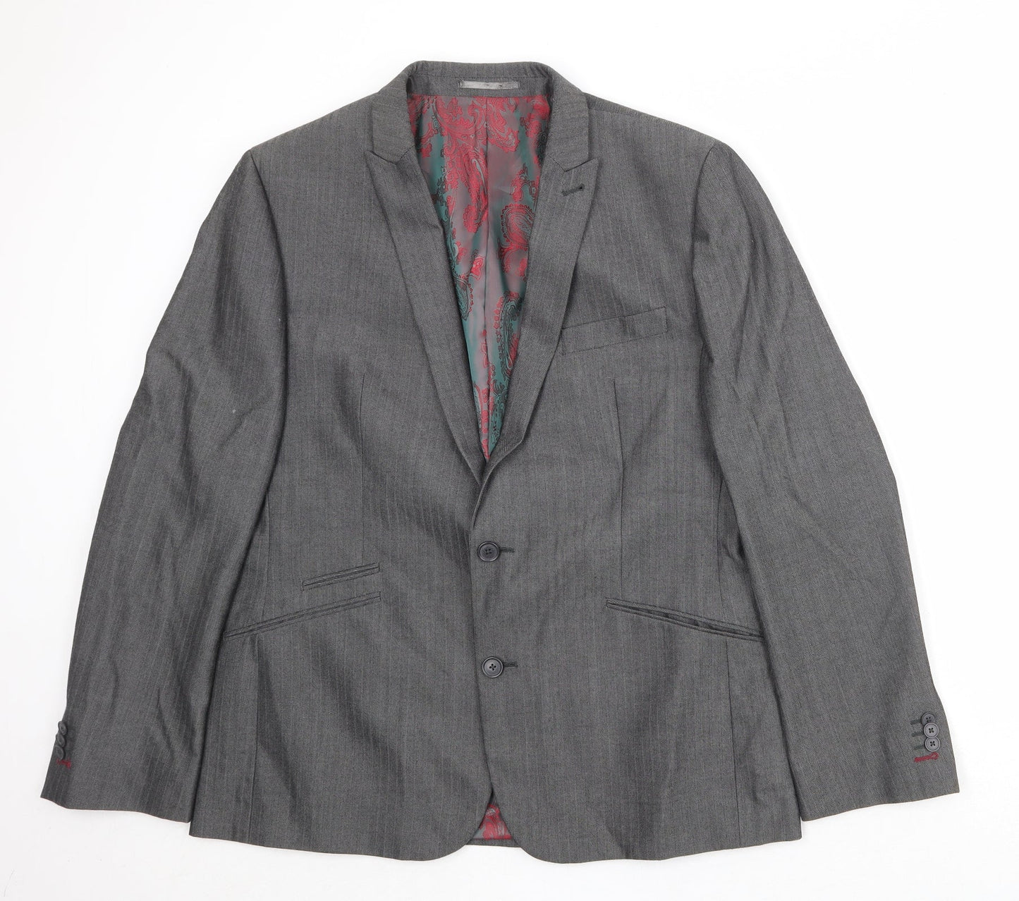 Mens UK Size 44 NEXT Regular Grey Suit Jacket