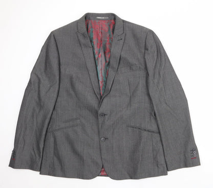 Mens UK Size 44 NEXT Regular Grey Suit Jacket