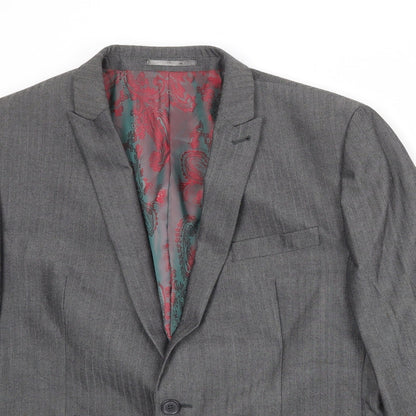 Mens UK Size 44 NEXT Regular Grey Suit Jacket