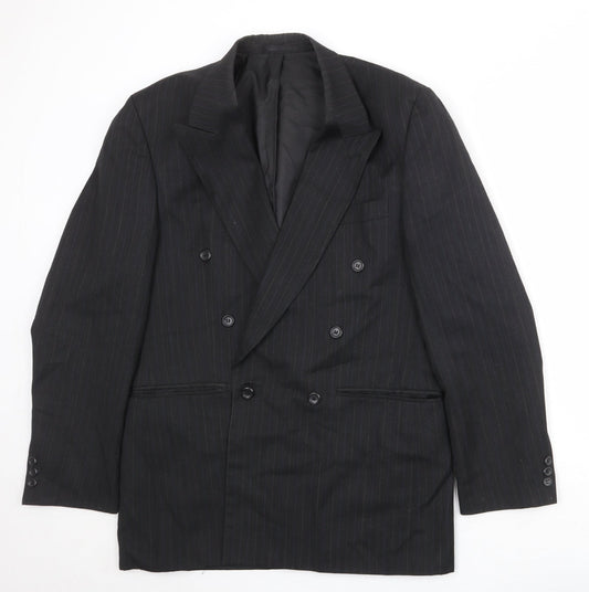 Mens UK Size 40 Burton Regular Black Suit Jacket