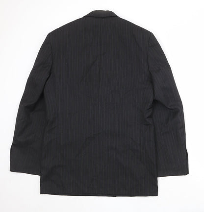 Mens UK Size 40 Burton Regular Black Suit Jacket