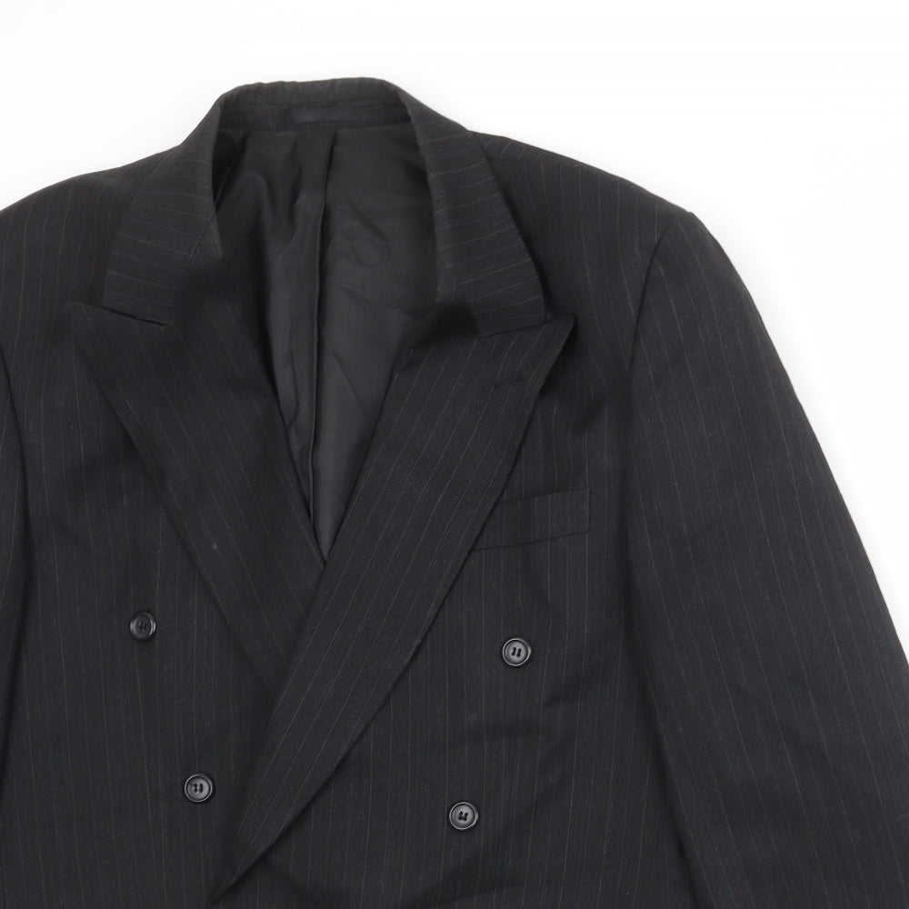 Mens UK Size 40 Burton Regular Black Suit Jacket