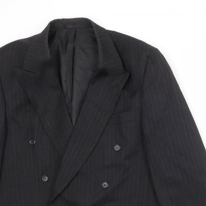 Mens UK Size 40 Burton Regular Black Suit Jacket