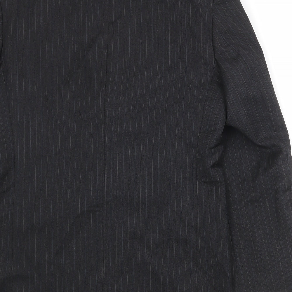 Mens UK Size 40 Burton Regular Black Suit Jacket