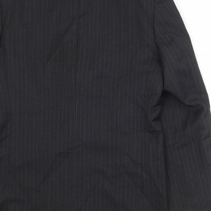 Mens UK Size 40 Burton Regular Black Suit Jacket