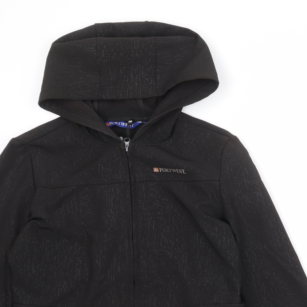 Womens UK Size 12 Portwest Black Jacket
