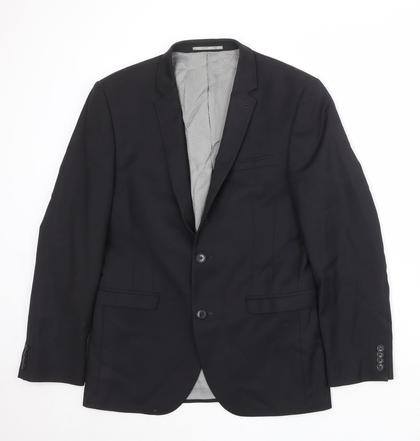 Mens UK Size 38 NEXT Regular Black Suit Jacket