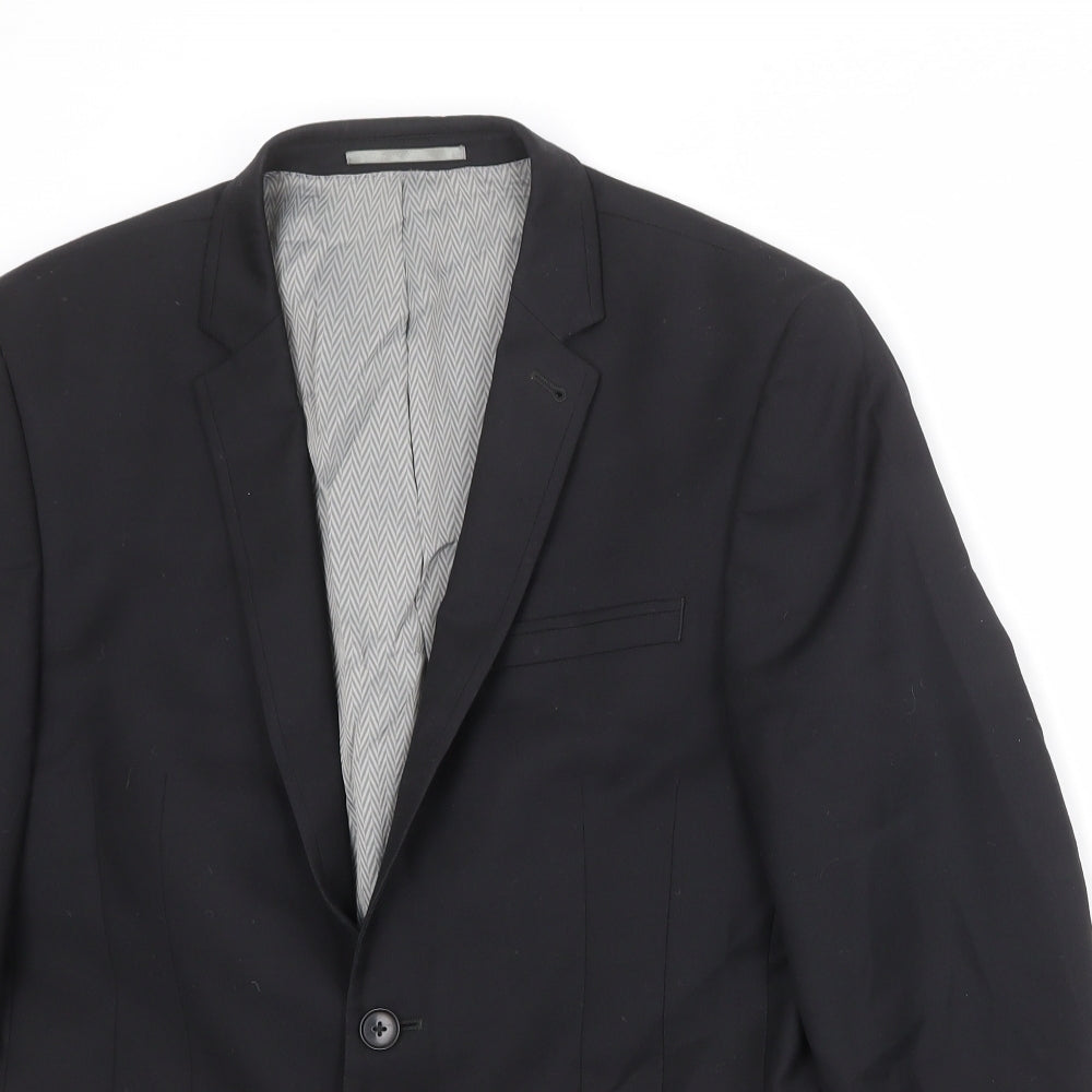 Mens UK Size 38 NEXT Regular Black Suit Jacket