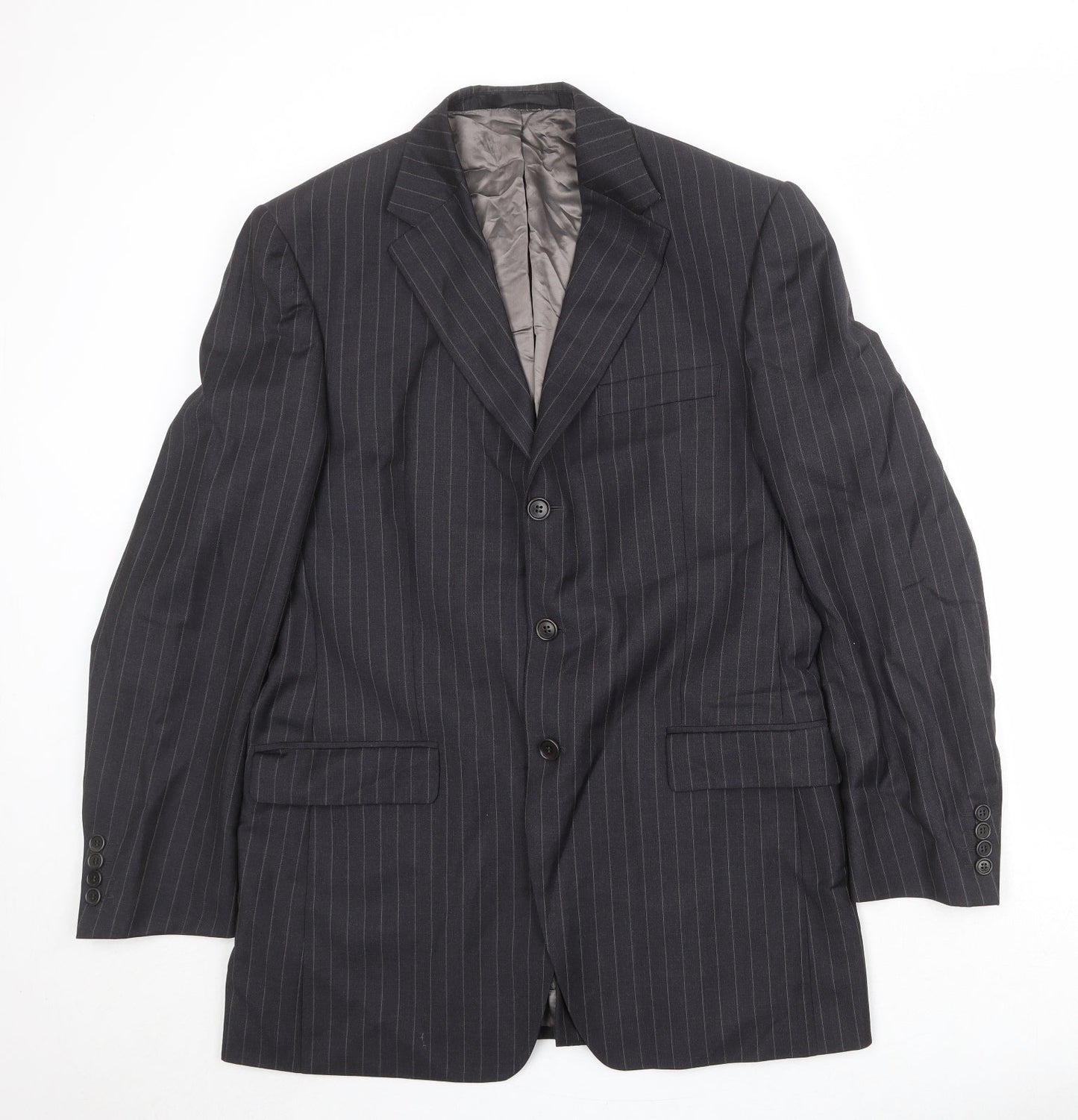 Mens UK Size 40 Marks and Spencer Regular Black Suit Jacket