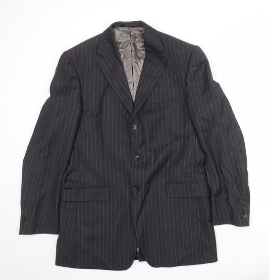 Mens UK Size 40 Marks and Spencer Regular Black Suit Jacket