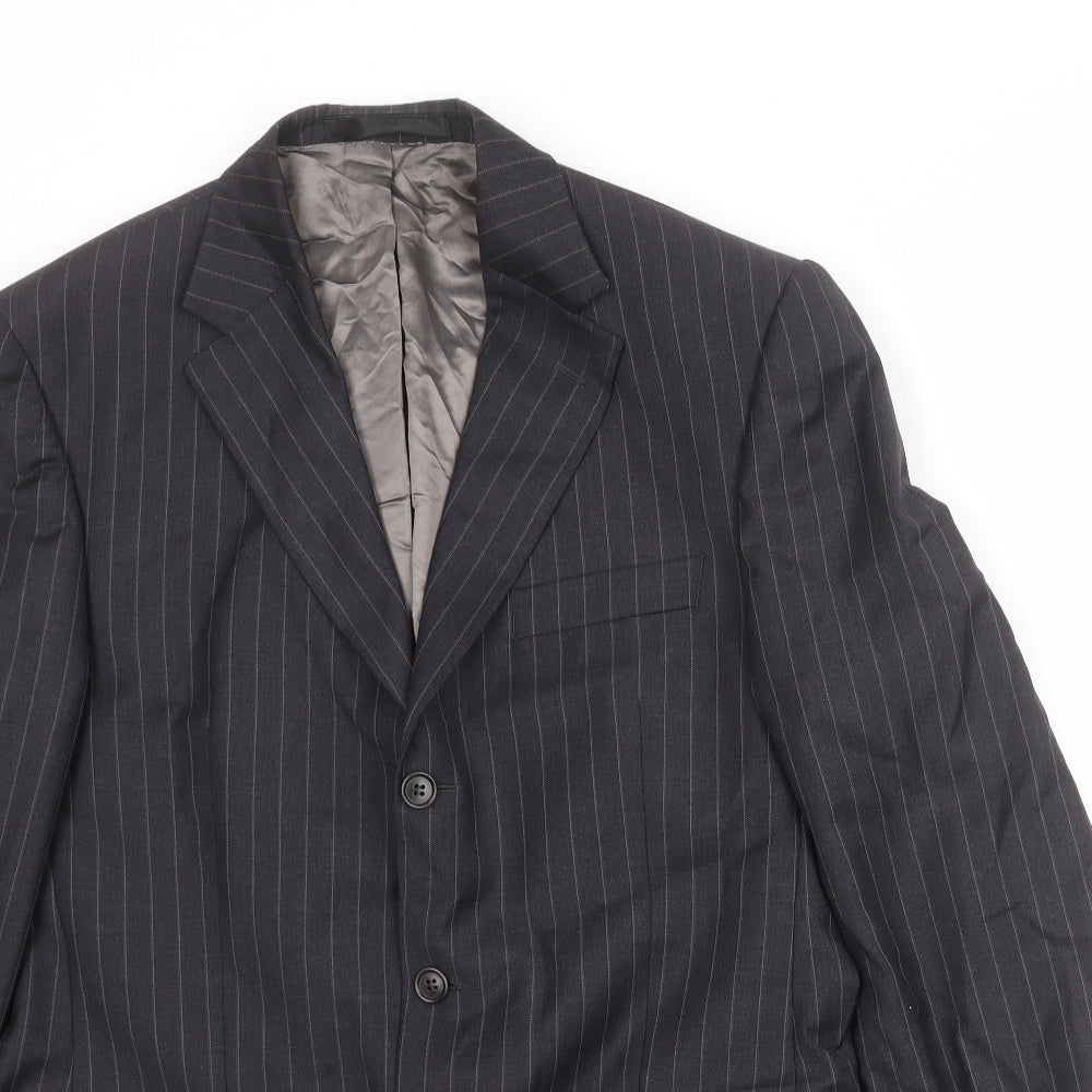 Mens UK Size 40 Marks and Spencer Regular Black Suit Jacket