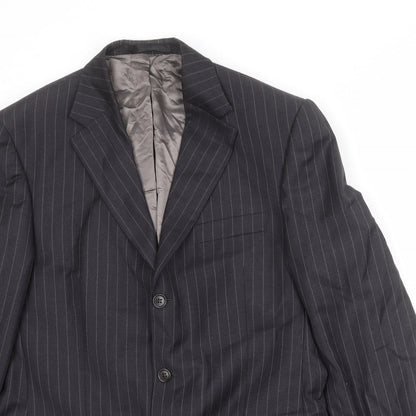 Mens UK Size 40 Marks and Spencer Regular Black Suit Jacket