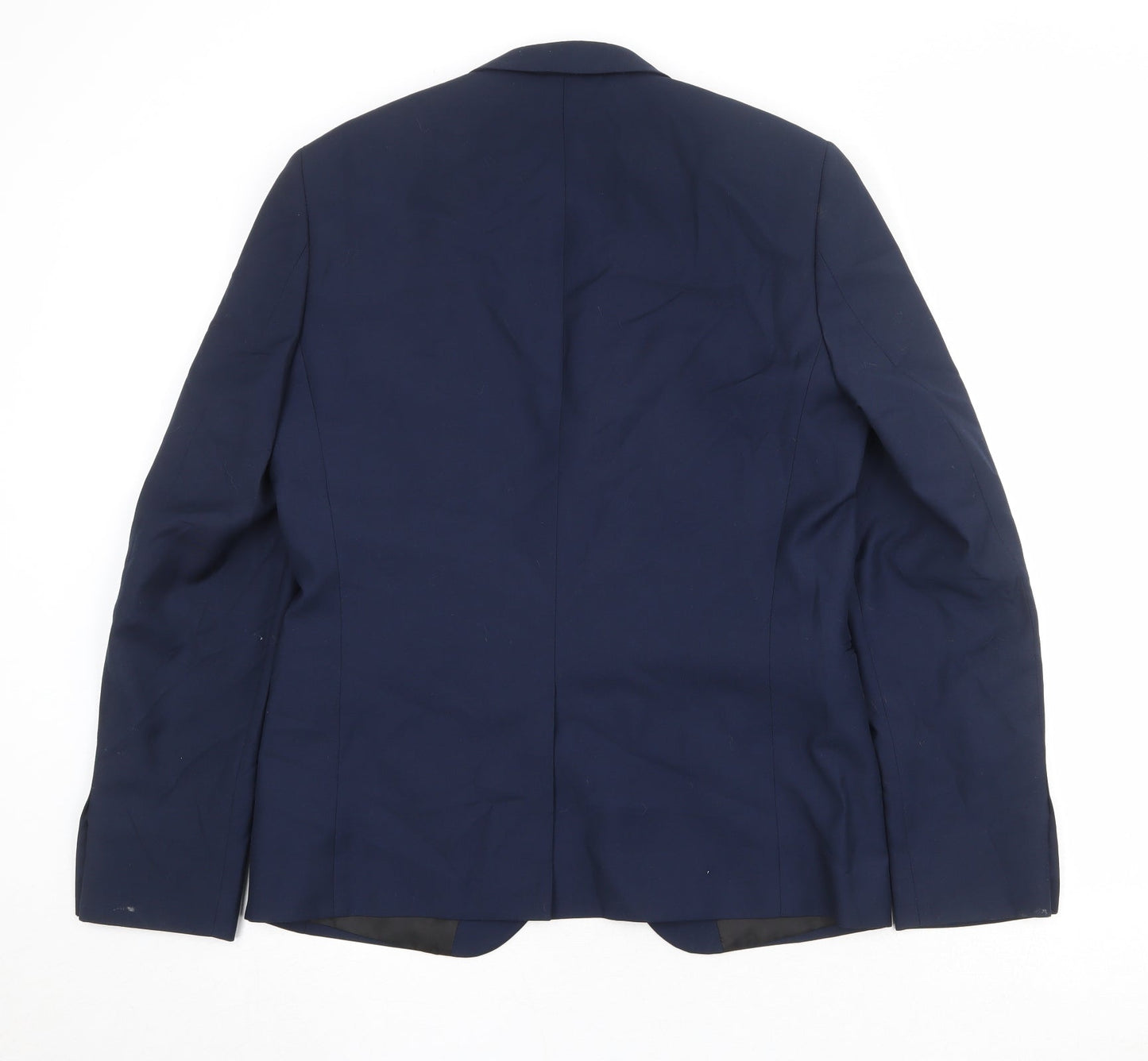 Mens UK Size 40 Burton Regular Blue Suit Jacket