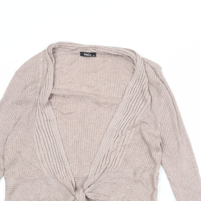 Womens UK Size 2XL M&Co Beige Cardigan Jumper