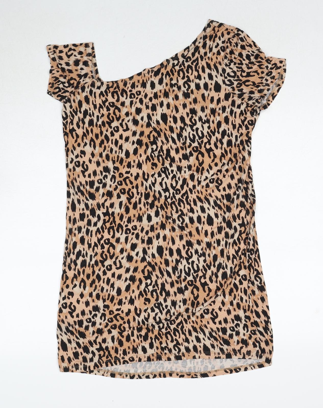 Womens UK Size 8 Very Brown Basic Blouse