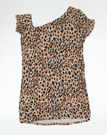 Womens UK Size 8 Very Brown Basic Blouse