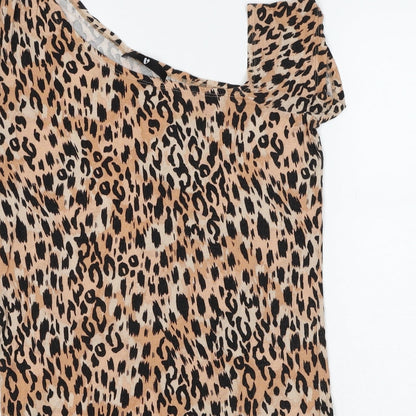 Womens UK Size 8 Very Brown Basic Blouse