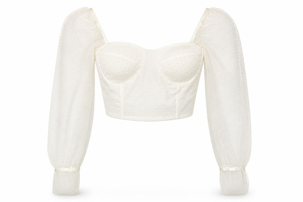 Womens UK Size M Cameo Rose White Basic Blouse