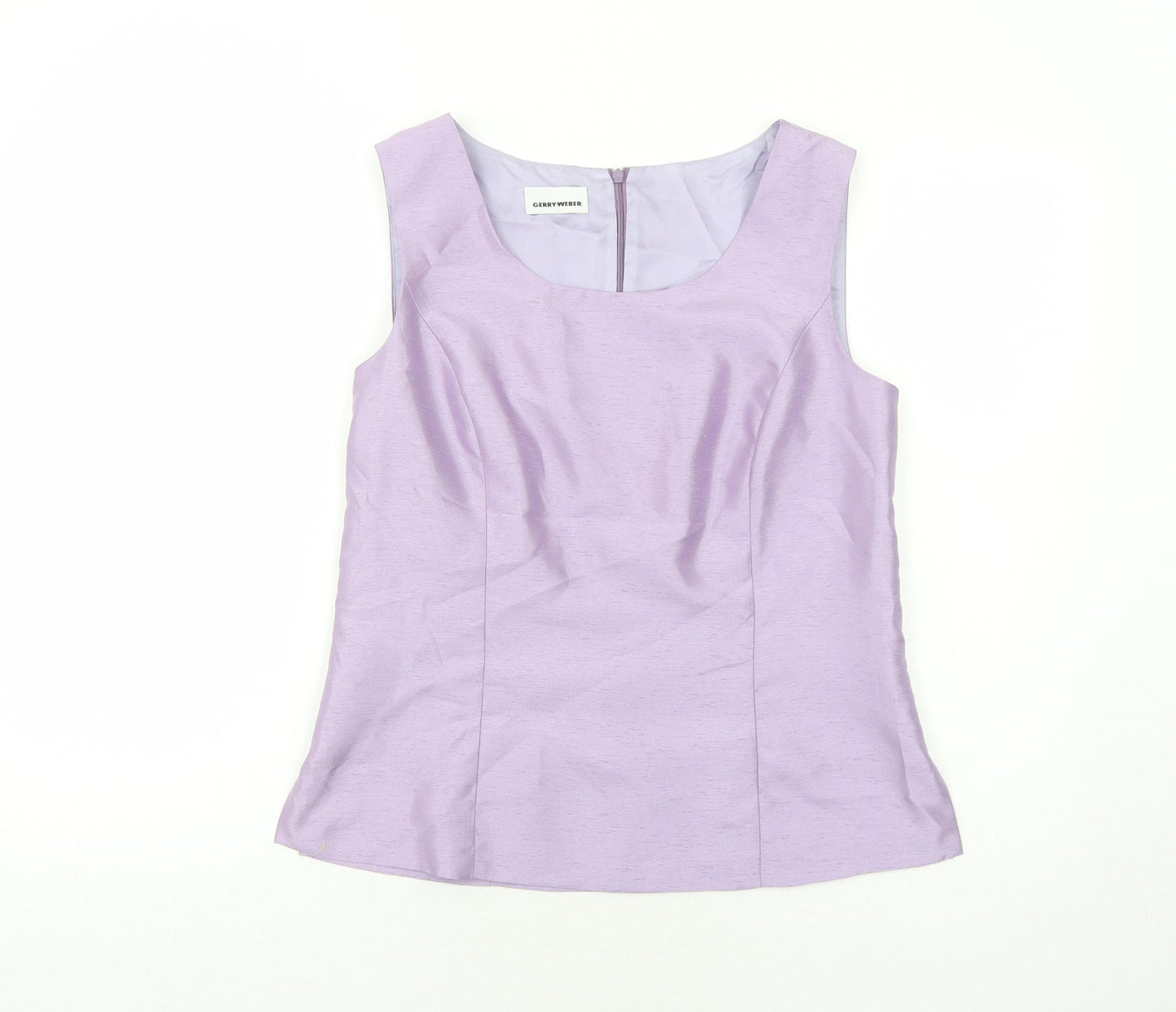Womens UK Size 12 Gerry Weber Purple Basic Tank