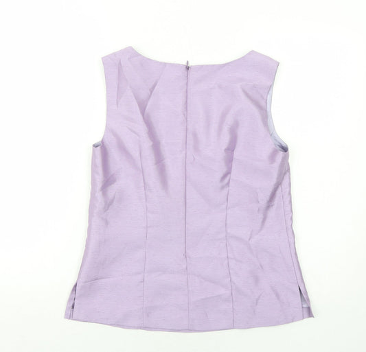 Womens UK Size 12 Gerry Weber Purple Basic Tank
