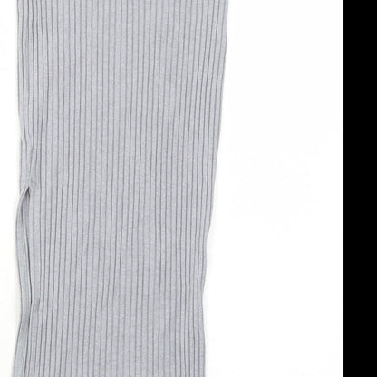 FOREVER 21 Womens Grey Polyester Bandage Skirt Size M