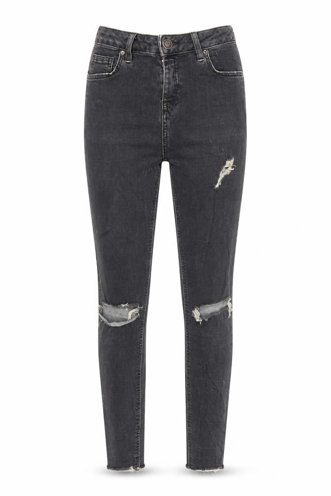 Womens UK Size 26 in Topshop Regular Fit Skinny Black Jeans
