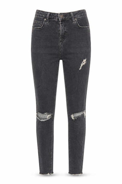 Womens UK Size 26 in Topshop Regular Fit Skinny Black Jeans