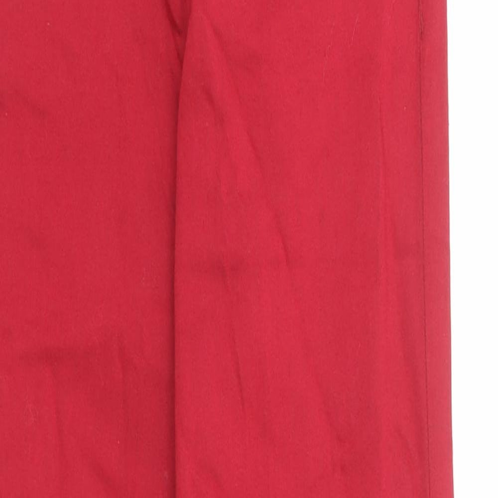 Womens UK Size 6 Marks and Spencer Regular Fit Jegging Red Jeans