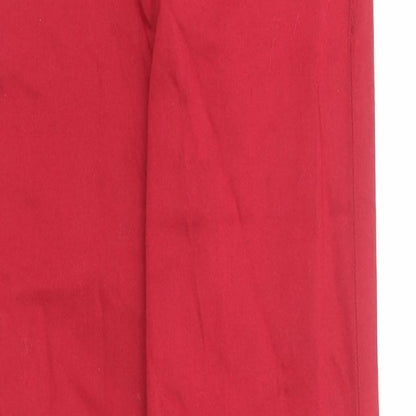 Womens UK Size 6 Marks and Spencer Regular Fit Jegging Red Jeans