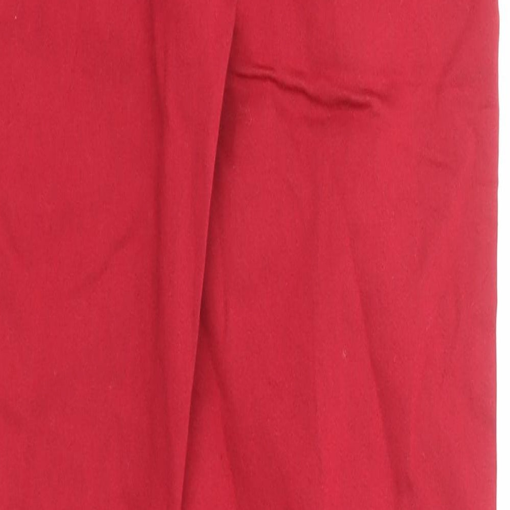Womens UK Size 6 Marks and Spencer Regular Fit Jegging Red Jeans