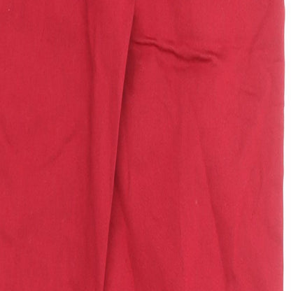 Womens UK Size 6 Marks and Spencer Regular Fit Jegging Red Jeans