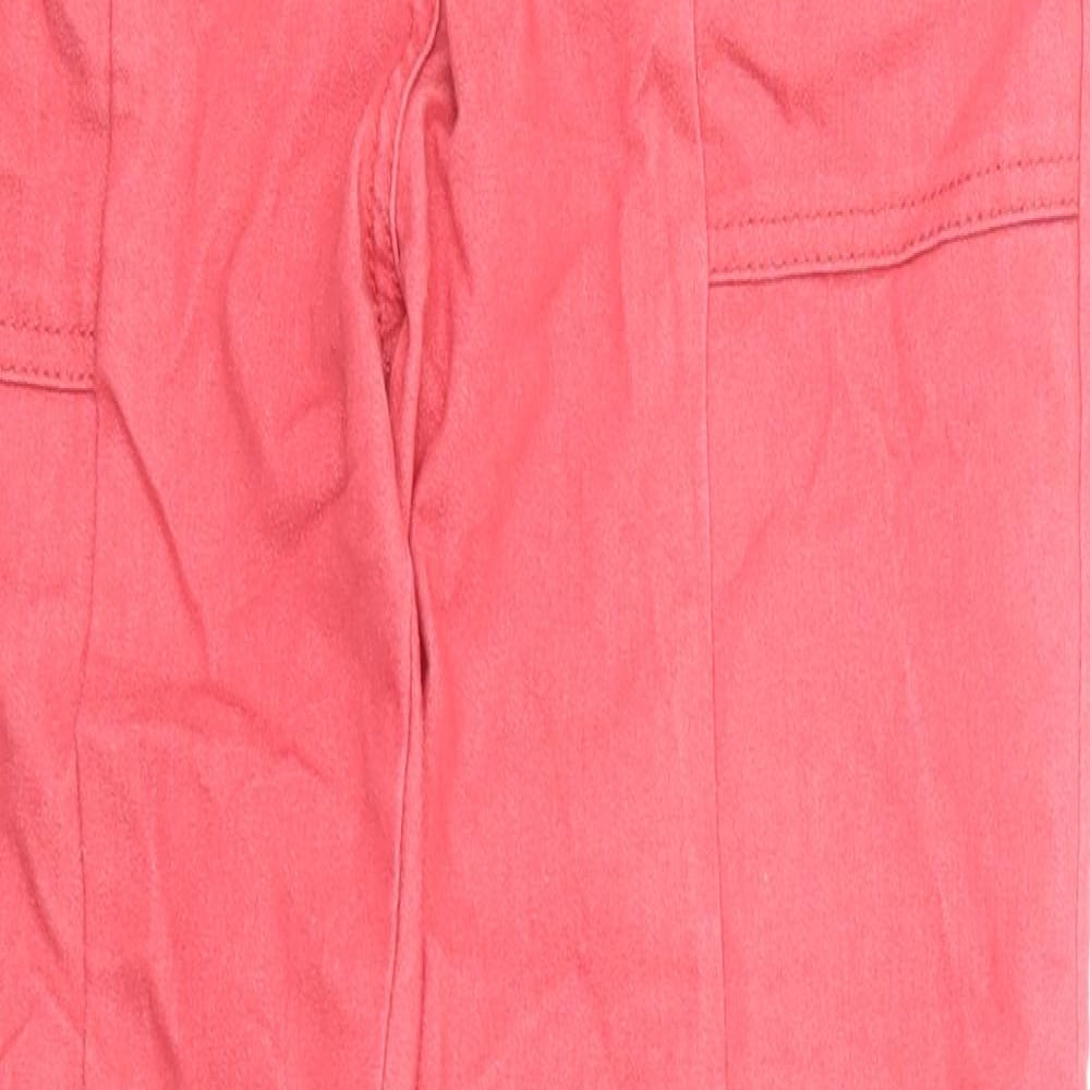NEXT Womens Pink Cotton Skinny Jeans Size 10 Regular Zip
