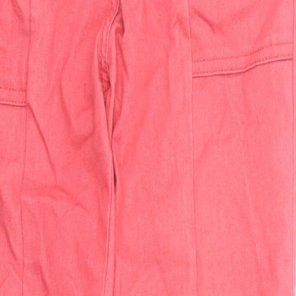 NEXT Womens Pink Cotton Skinny Jeans Size 10 Regular Zip