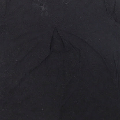 Womens UK Size 12 Marks and Spencer Black Basic Blouse